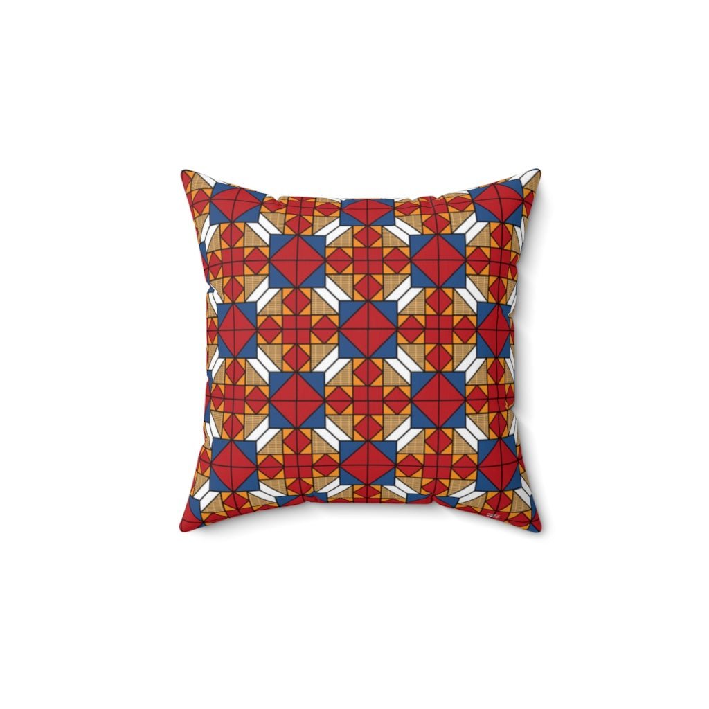 THROW PILLOW, Quilt Pillows, Farmhouse Decor, Accent Square Pillow, Retro Decor, Fun Home Decor, Indian Meadow - WeezWomp
