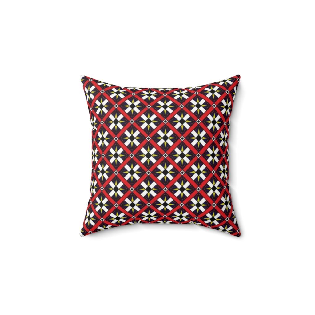 THROW PILLOW, Quilt Pillows, Farmhouse Decor, Accent Square Pillow, Retro Decor, Fun Home Decor, Roman Roads - WeezWomp