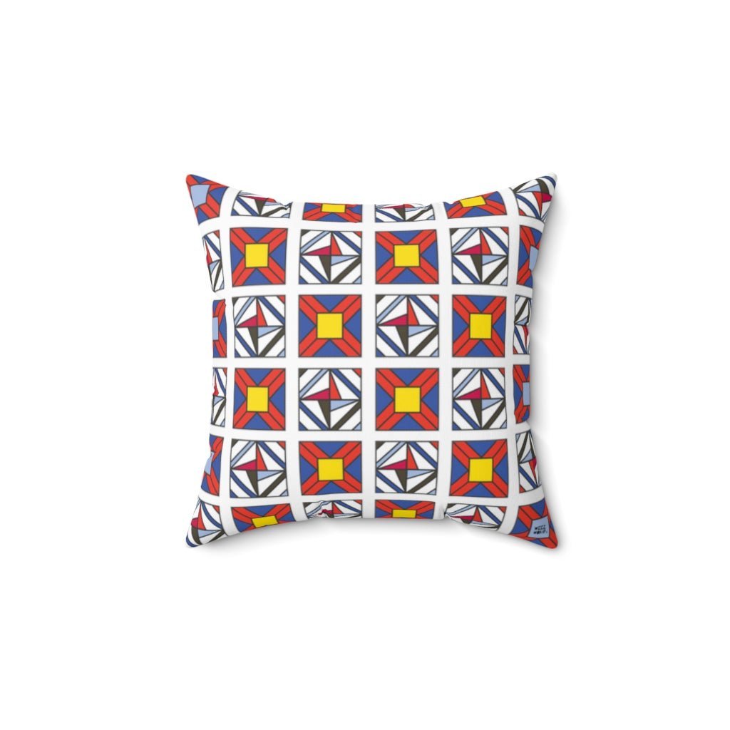 THROW PILLOW, Quilt Pillows, Farmhouse Decor, Accent Square Pillow, Retro Decor, Fun Home Decor, Star of Spring - WeezWomp