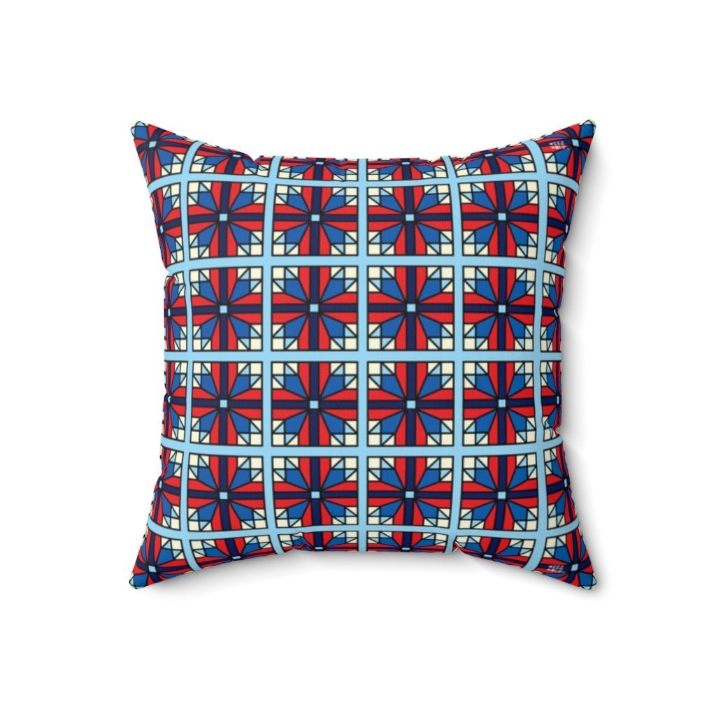 THROW PILLOW, Quilt Pillows, Farmhouse Decor, Accent Square Pillow, Retro Decor, Fun Home Decor, Stars Over Tennessee - WeezWomp