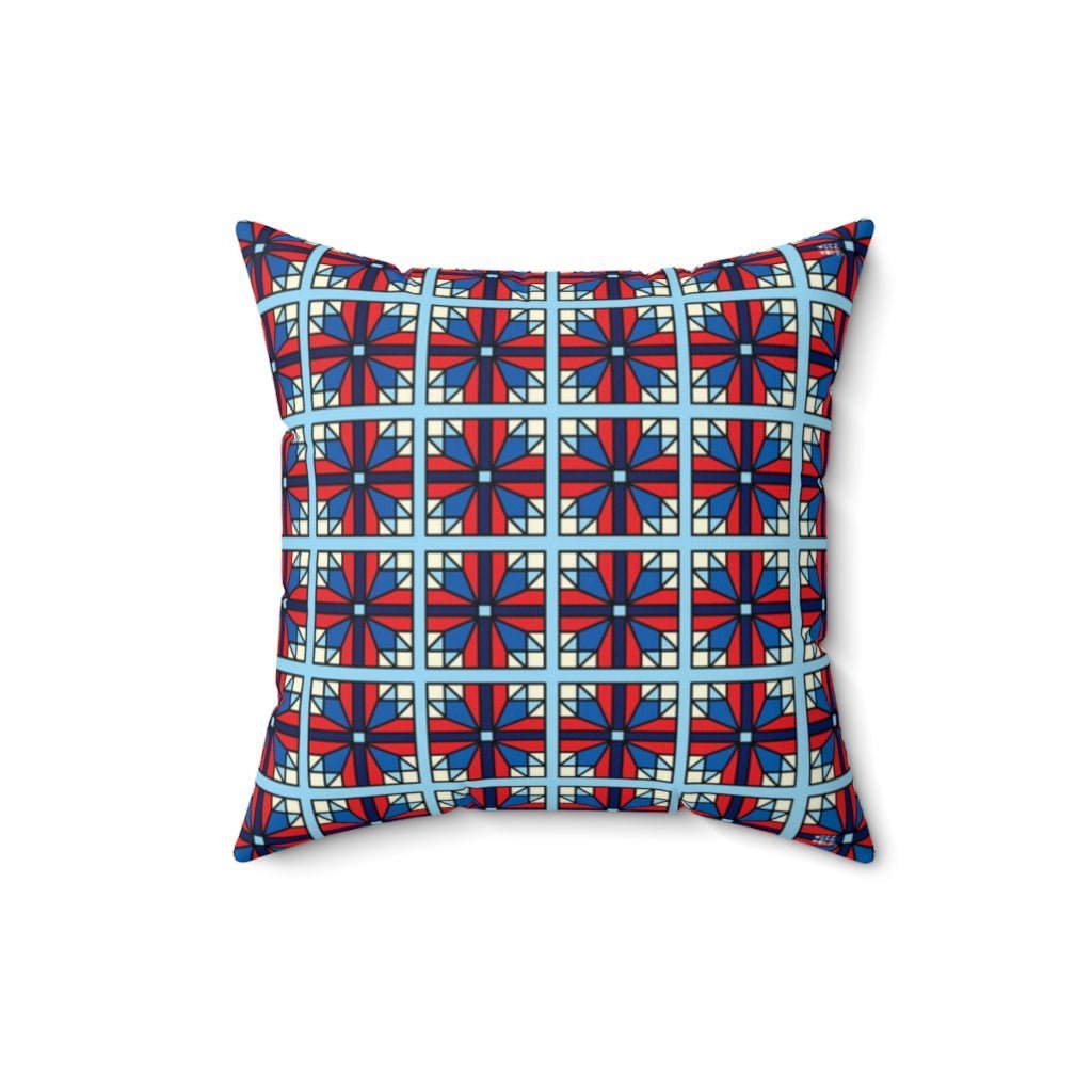 THROW PILLOW, Quilt Pillows, Farmhouse Decor, Accent Square Pillow, Retro Decor, Fun Home Decor, Stars Over Tennessee - WeezWomp