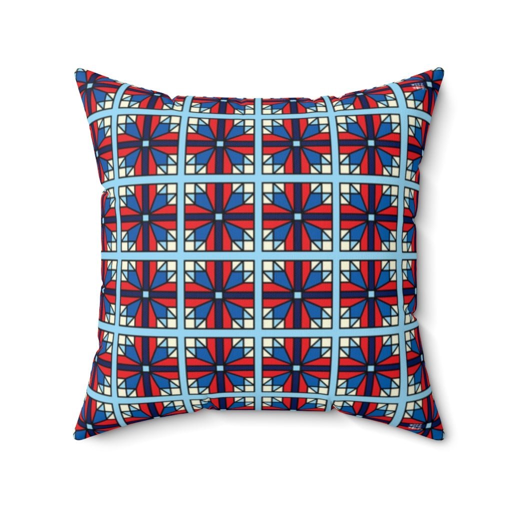 THROW PILLOW, Quilt Pillows, Farmhouse Decor, Accent Square Pillow, Retro Decor, Fun Home Decor, Stars Over Tennessee - WeezWomp