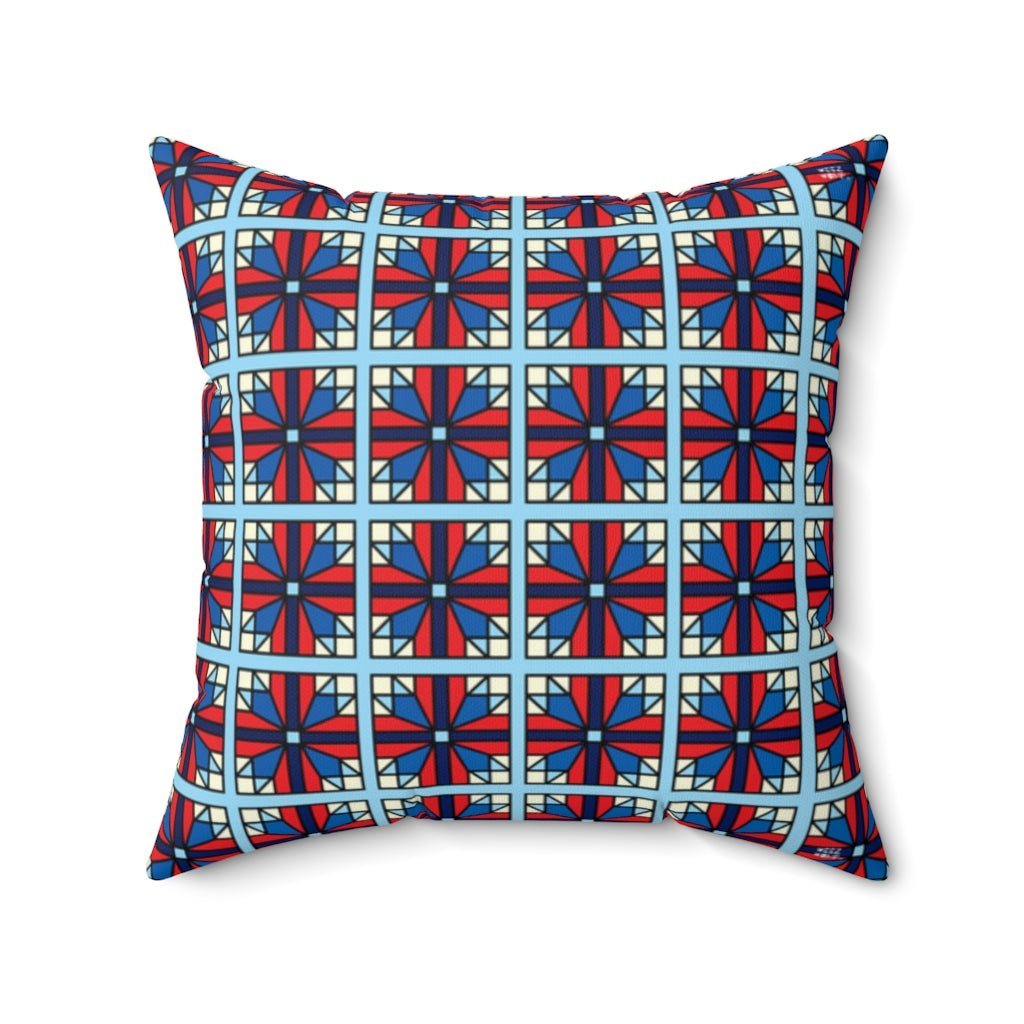 THROW PILLOW, Quilt Pillows, Farmhouse Decor, Accent Square Pillow, Retro Decor, Fun Home Decor, Stars Over Tennessee - WeezWomp