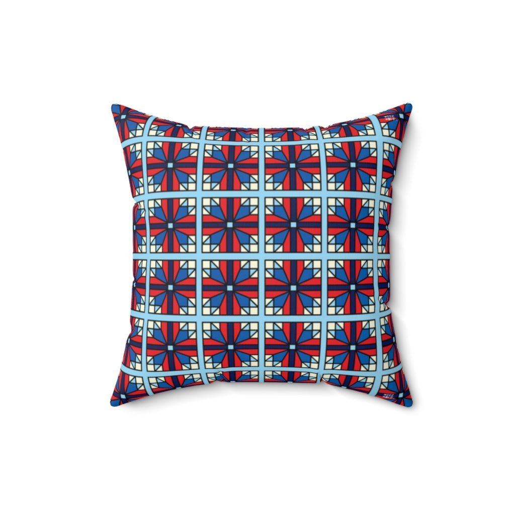 THROW PILLOW, Quilt Pillows, Farmhouse Decor, Accent Square Pillow, Retro Decor, Fun Home Decor, Stars Over Tennessee - WeezWomp