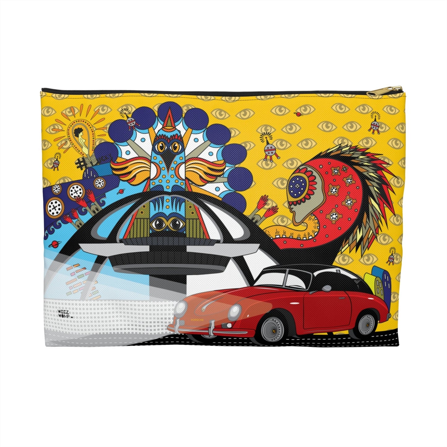 Travel Pouch Organizer Cosmetic Bag LA 1958 Speedster/ Cosmetic Bags / Makeup Bags / Toiletry Bag / Waterproof Beauty Bag - WeezWomp