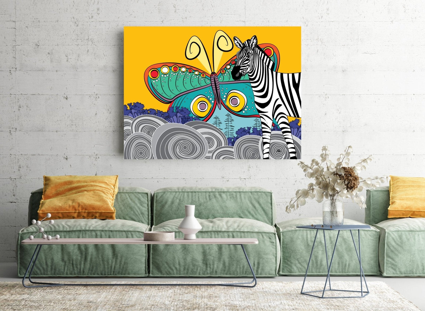 Wall Art, Folk Art, Contemporary Art, Pop Art, Retro Art, Fine Art, Modern Art, Contemporary Art, Extra Large Wall Art The Far Reach - WeezWomp