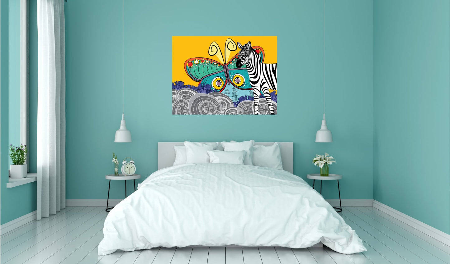 Wall Art, Folk Art, Contemporary Art, Pop Art, Retro Art, Fine Art, Modern Art, Contemporary Art, Extra Large Wall Art The Far Reach - WeezWomp
