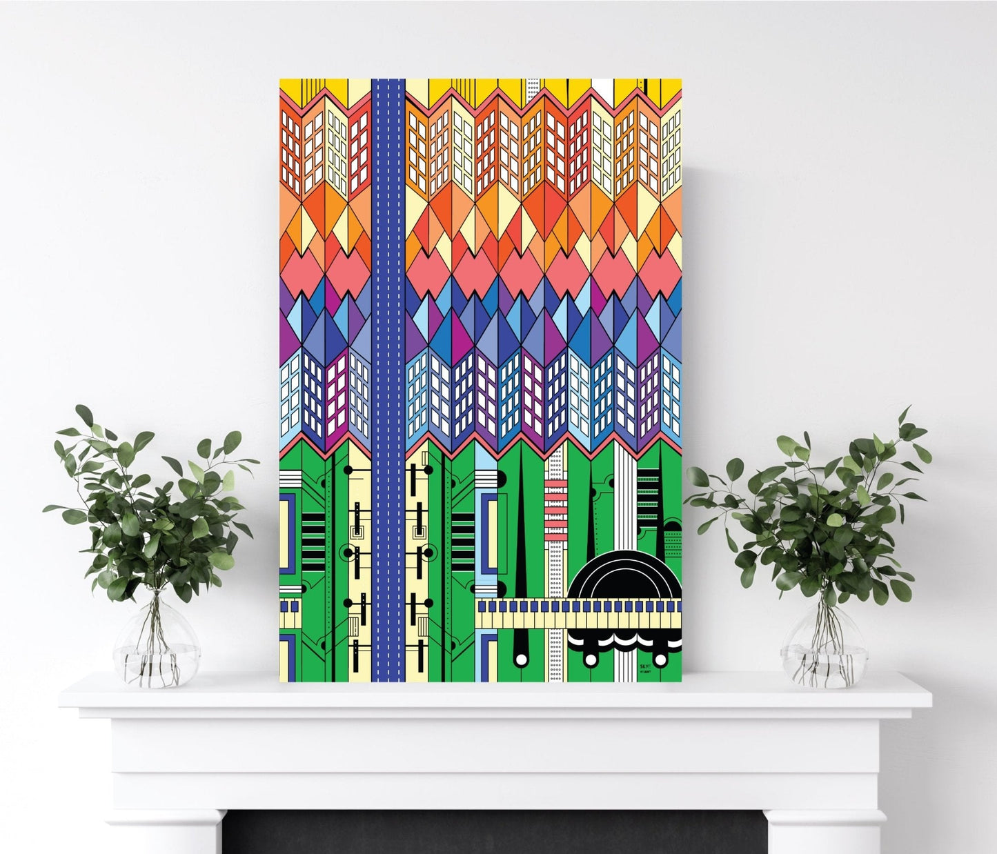 Wall Decor, Wall Art, Folk Art, Contemporary Art, Pop Art, Retro Art, Fine Art, Modern Art - WeezWomp
