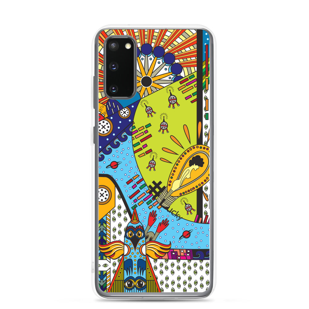 Samsung Galaxy Phone Case Accessory S10 S10+ S10e S20 S20p S20u - Alien Invasion ll