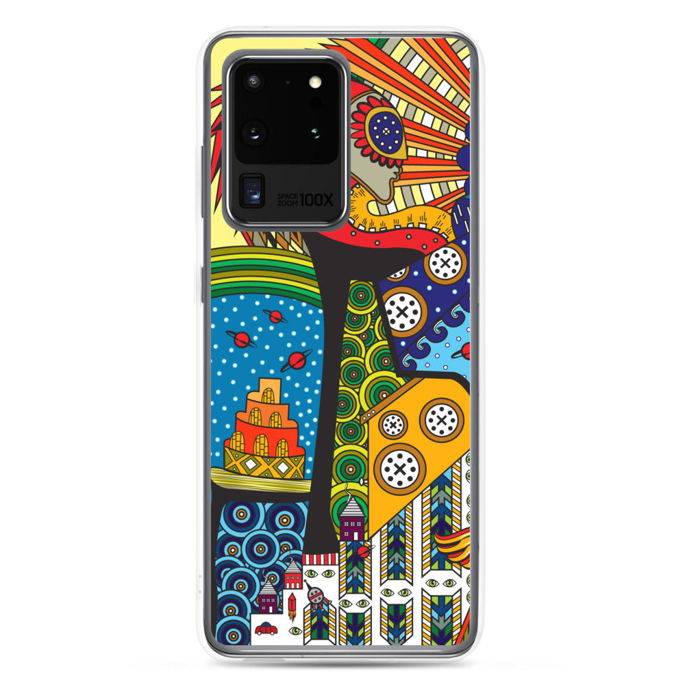 Samsung Galaxy Phone Case Accessory S10 S10+ S10e S20 S20p S20u - Alien Invasion I