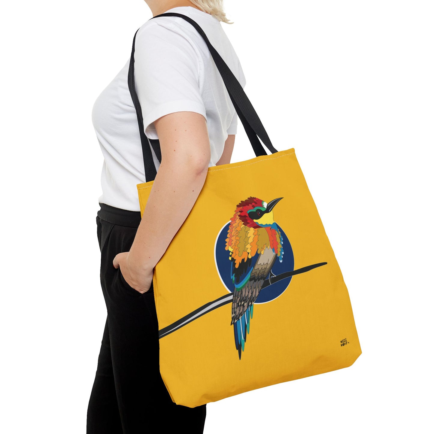 Little Bird in Yellow - Fashion Tote & Beach Bag