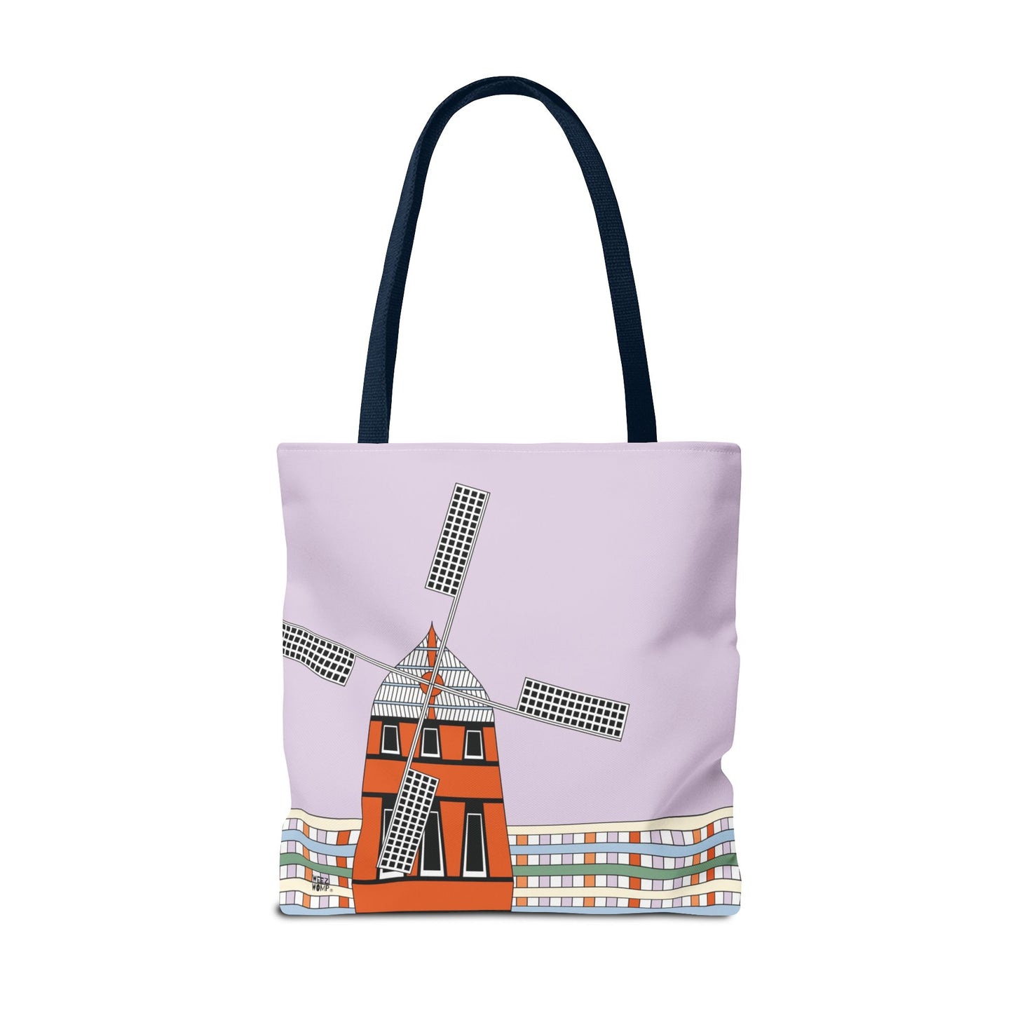 Windmill in Lilac Fashion Tote - Fashion Tote & Beach Bag
