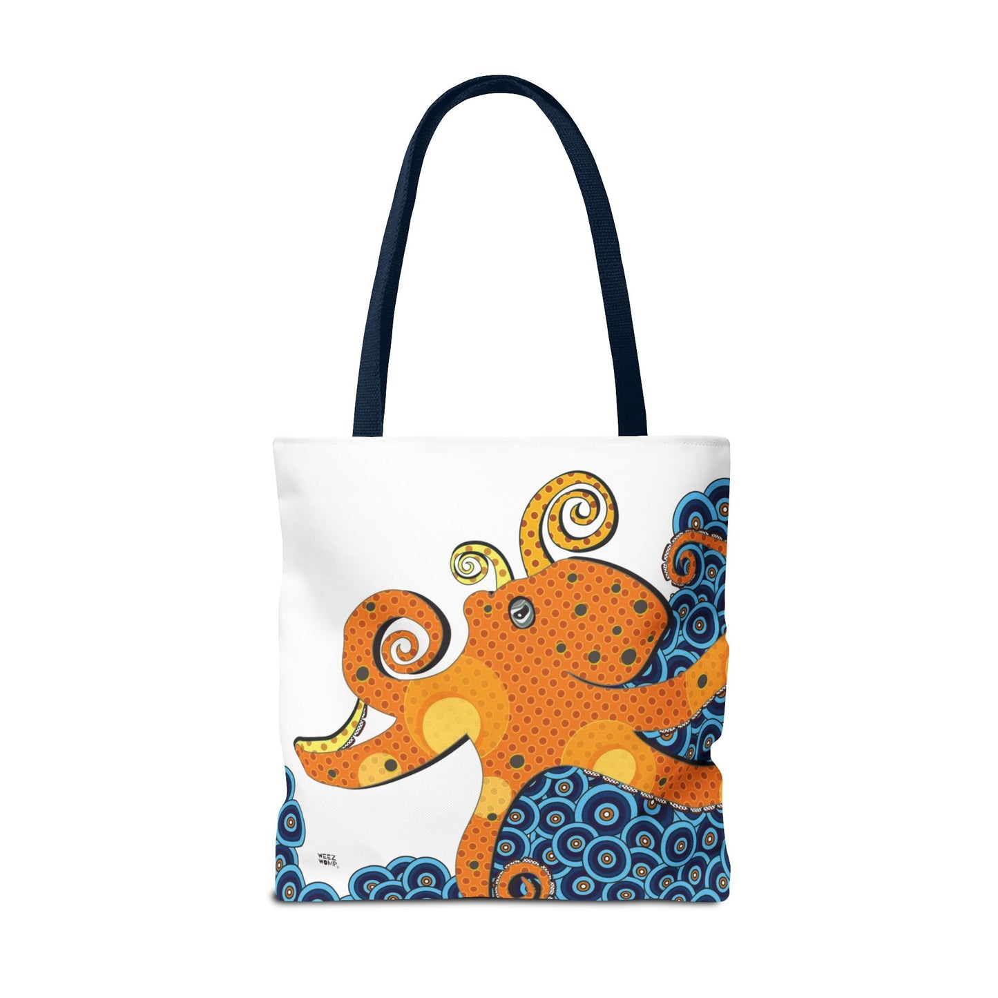 Octopus in Reef Blue - Fashion Tote & Beach Bag