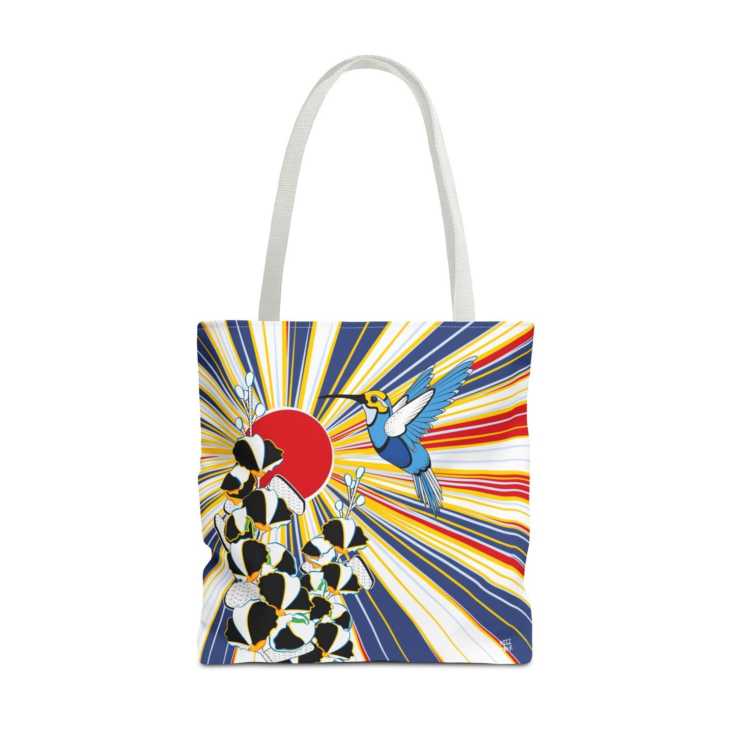 Hummingbird in Pop - Fashion Tote & Beach Bag