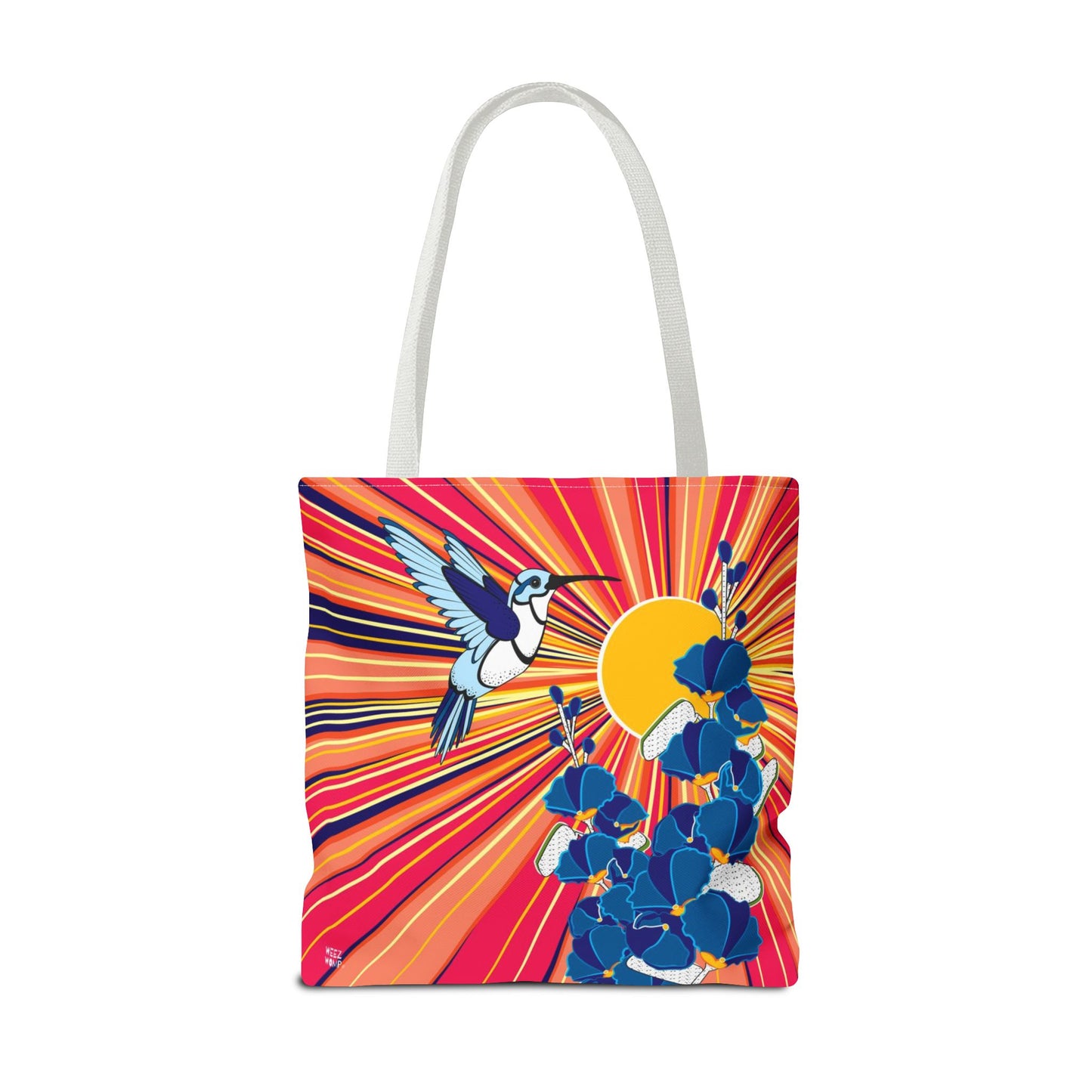 Hummingbird in Pink - Fashion Tote & Beach Bag