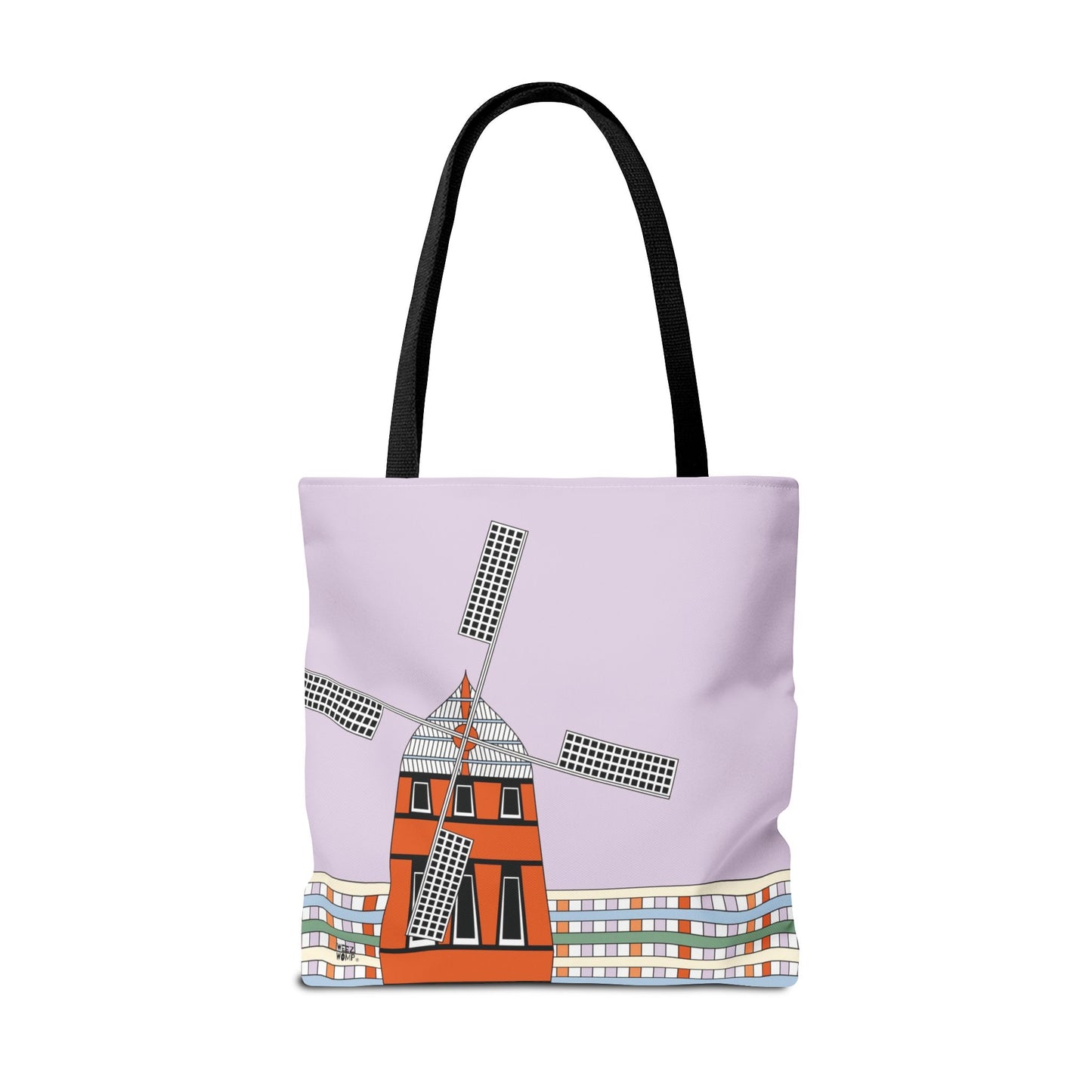Windmill in Lilac Fashion Tote - Fashion Tote & Beach Bag