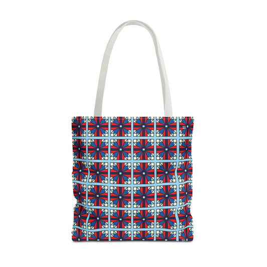 Stars Over Tennessee in Red - Fashion Tote & Beach Bag