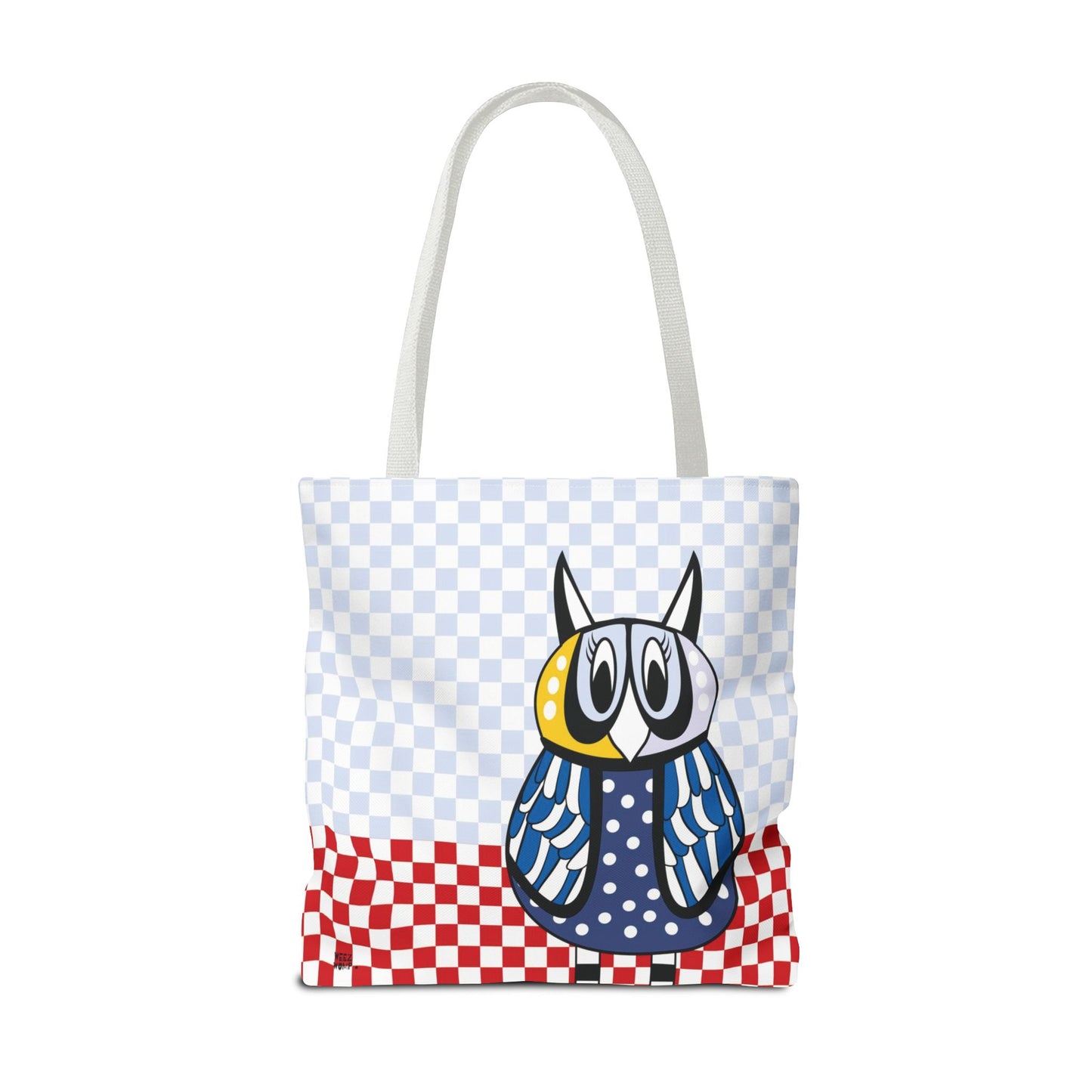 Owl in Blue - Fashion Tote & Beach Bag