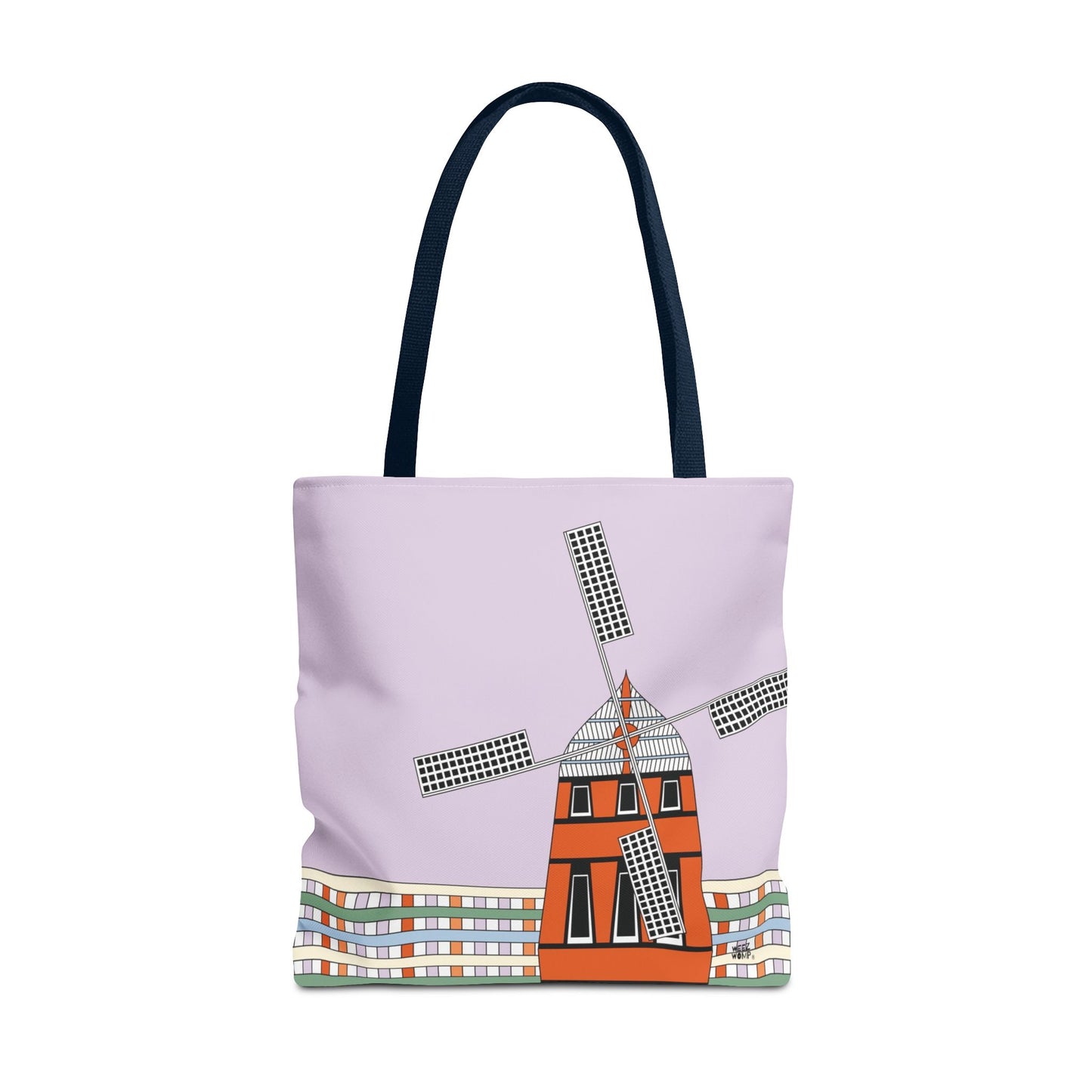 Windmill in Lilac Fashion Tote - Fashion Tote & Beach Bag