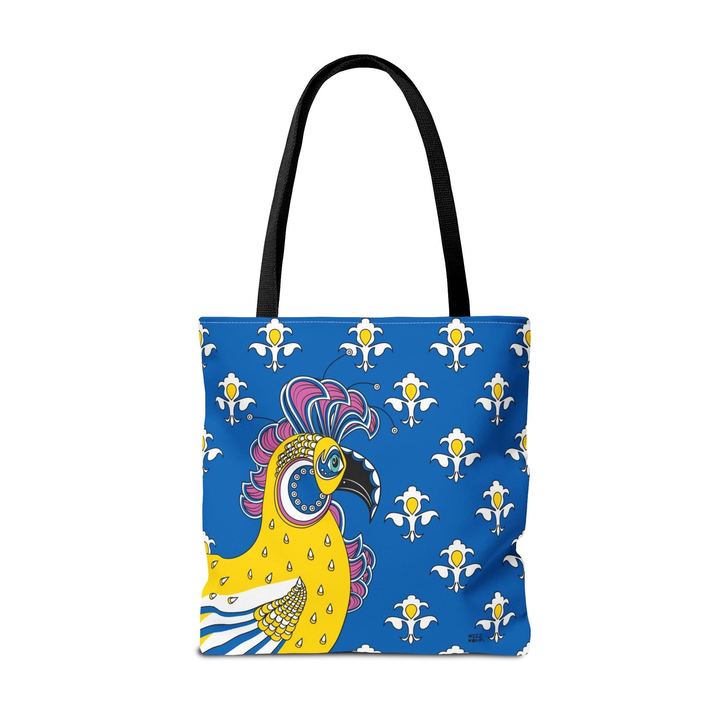 Fluer de Lis Rooster in Red - Fashion Tote & Beach Bag