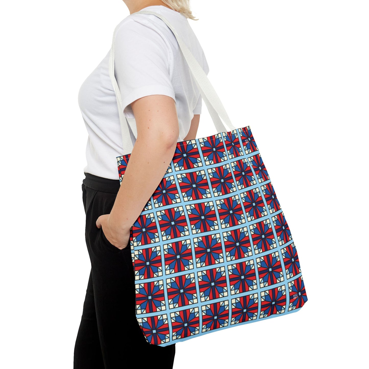 Stars Over Tennessee in Red - Fashion Tote & Beach Bag