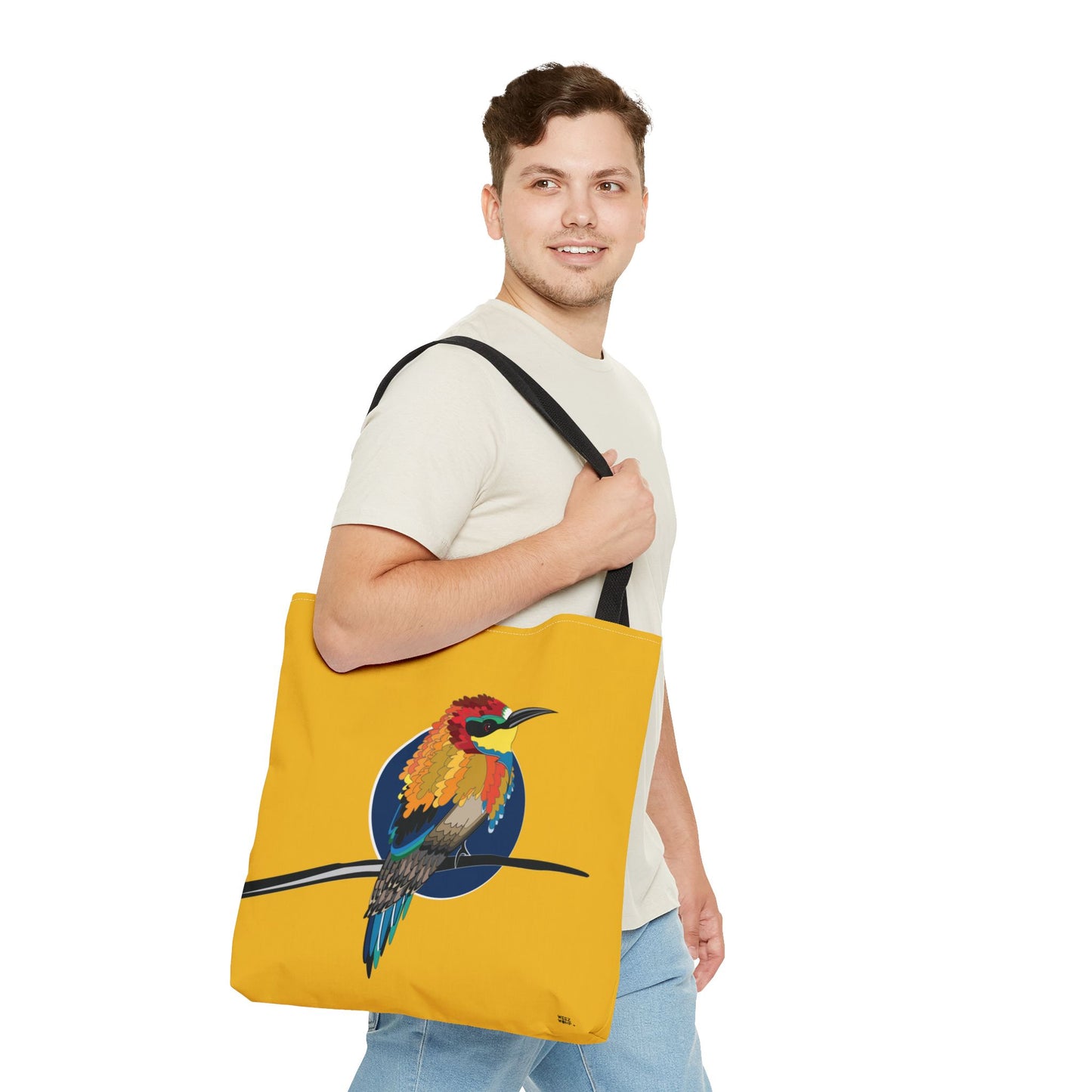 Little Bird in Yellow - Fashion Tote & Beach Bag