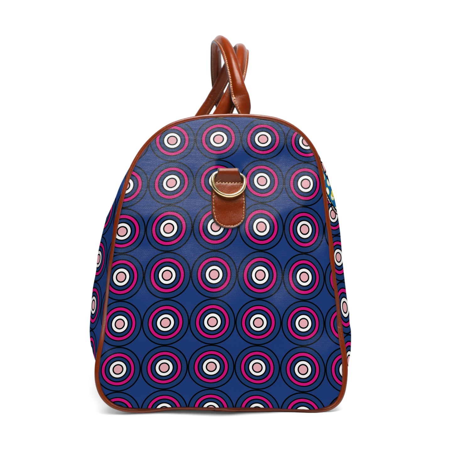 Octopus Pattern Waterproof Travel Bag — Colorful Nautical Weekender Duffel