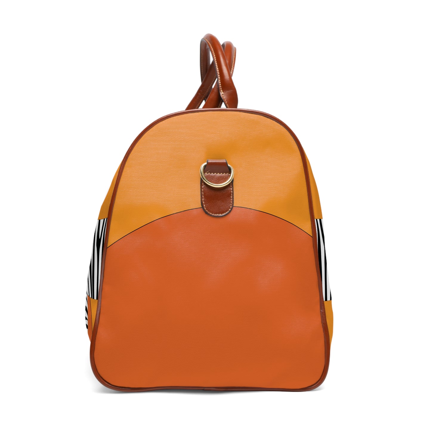 Zebra Print Waterproof Travel Bag — Bold Color Duffel for Stylish Travelers