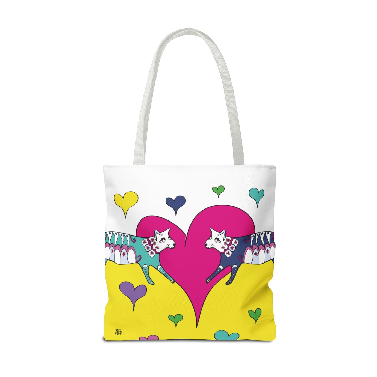 Cat Love in Pink - Fashion Tote & Beach Bag