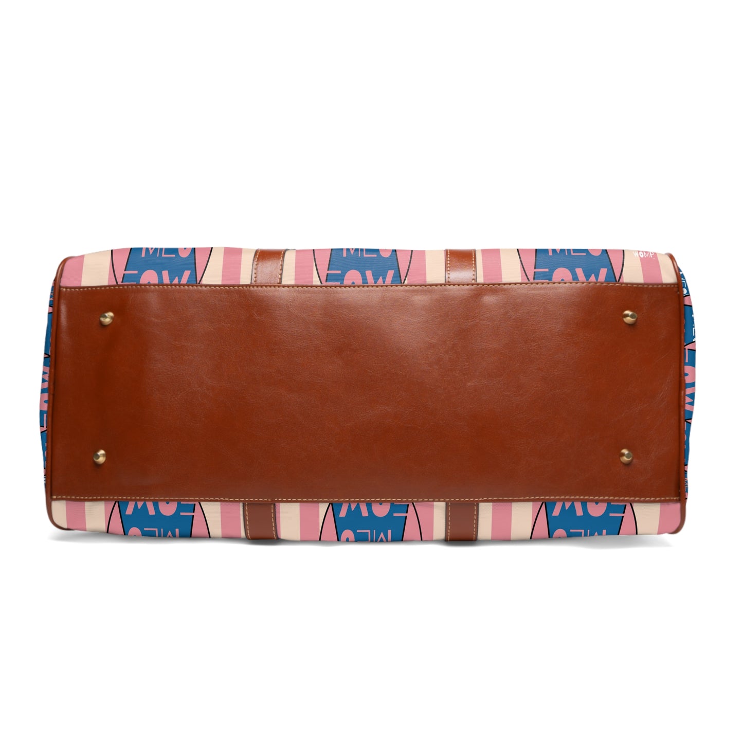 Cat's Meow Checkered Waterproof Travel Bag — 10 Pin Cats Duffel Bag