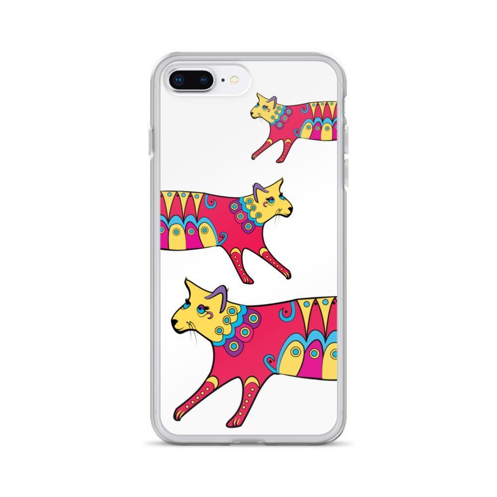 Cat iPhone Fashion Case - Kitty Cat - iPhone 11, 11 Pro, 11 Pro Max, 12, 12 Mini, 12 Pro, 12 Pro Max, 7plus/8plus 7/8, SE, X, XS Max, XR - WeezWomp