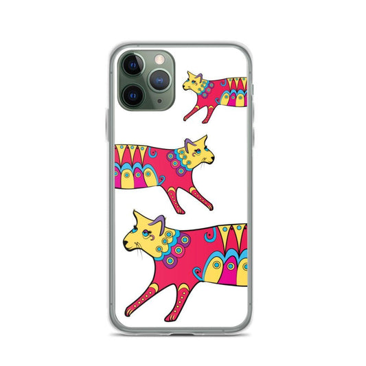 Cat iPhone Fashion Case - Kitty Cat - iPhone 11, 11 Pro, 11 Pro Max, 12, 12 Mini, 12 Pro, 12 Pro Max, 7plus/8plus 7/8, SE, X, XS Max, XR - WeezWomp
