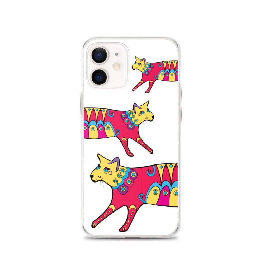 Cat iPhone Fashion Case - Kitty Cat - iPhone 11, 11 Pro, 11 Pro Max, 12, 12 Mini, 12 Pro, 12 Pro Max, 7plus/8plus 7/8, SE, X, XS Max, XR - WeezWomp