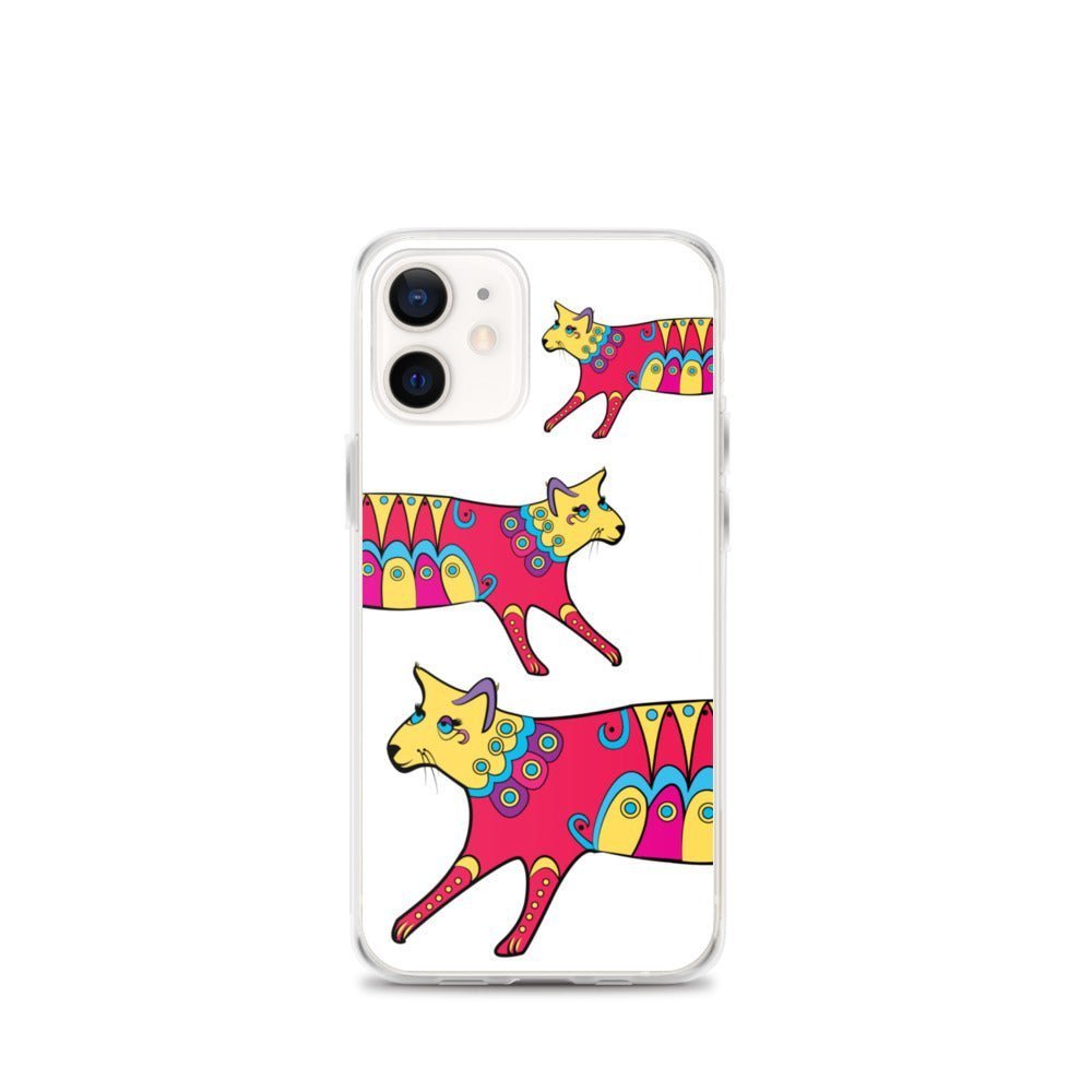 Cat iPhone Fashion Case - Kitty Cat - iPhone 11, 11 Pro, 11 Pro Max, 12, 12 Mini, 12 Pro, 12 Pro Max, 7plus/8plus 7/8, SE, X, XS Max, XR - WeezWomp