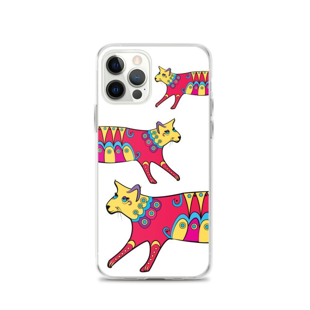 Cat iPhone Fashion Case - Kitty Cat - iPhone 11, 11 Pro, 11 Pro Max, 12, 12 Mini, 12 Pro, 12 Pro Max, 7plus/8plus 7/8, SE, X, XS Max, XR - WeezWomp