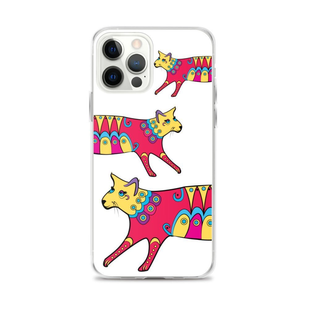 Cat iPhone Fashion Case - Kitty Cat - iPhone 11, 11 Pro, 11 Pro Max, 12, 12 Mini, 12 Pro, 12 Pro Max, 7plus/8plus 7/8, SE, X, XS Max, XR - WeezWomp