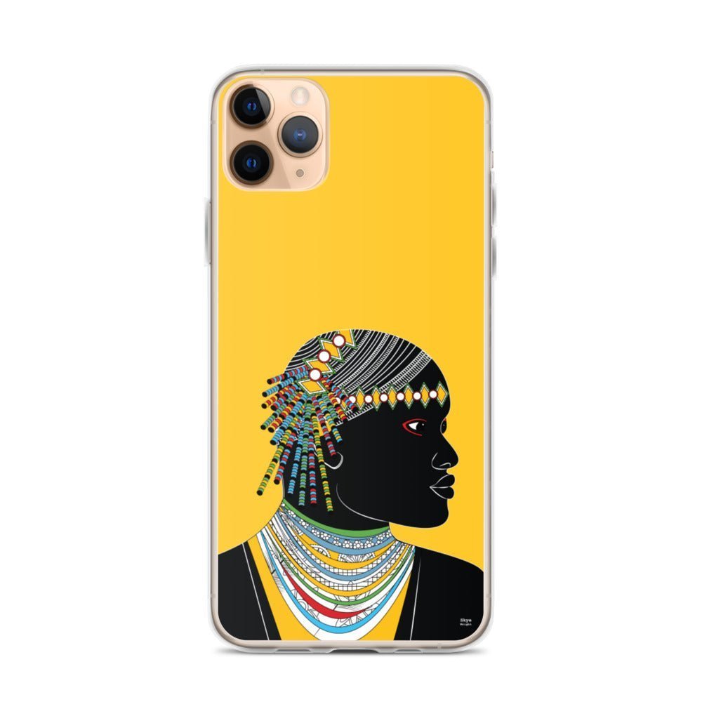 Fashion iPhone Case - African Man - iPhone 11, 11 Pro, 11 Pro Max, 12, 12 Mini, 12 Pro, 12 Pro Max, 7plus/8plus 7/8, SE, x/xs, XS Max, XR - WeezWomp