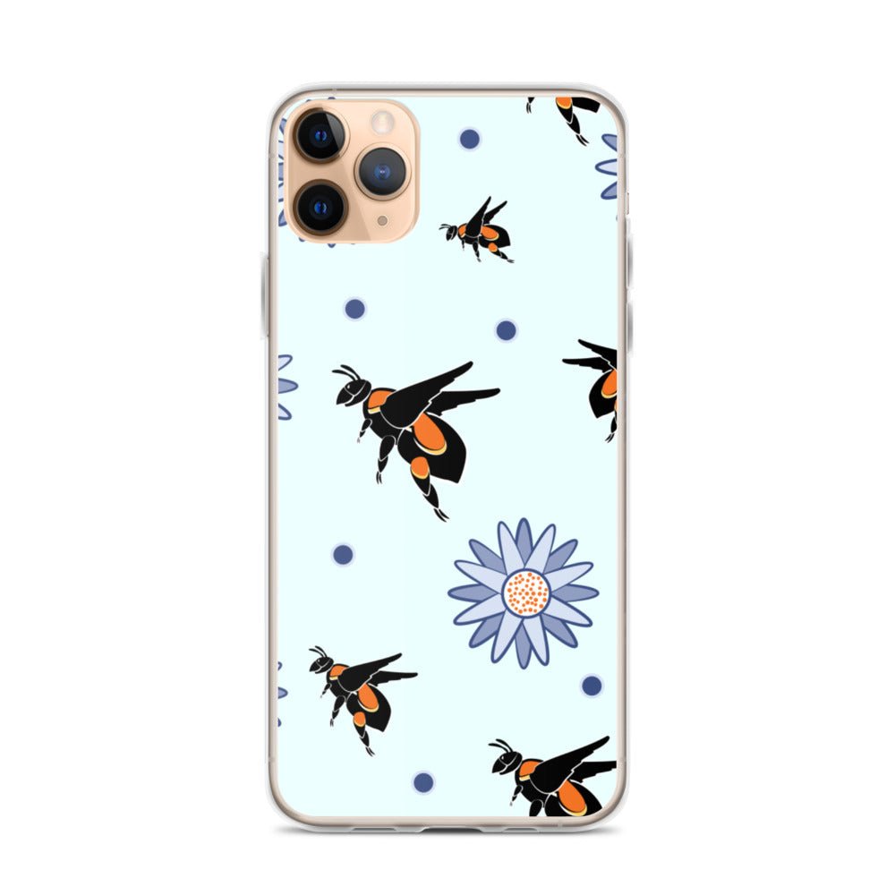 Fashion iPhone Case - Bumble Bee - iPhone 11, 11 Pro, 11 Pro Max, 12, 12 Mini, 12 Pro, 12 Pro Max, 7plus/8plus 7/8, SE, x/xs, XS Max, XR - WeezWomp