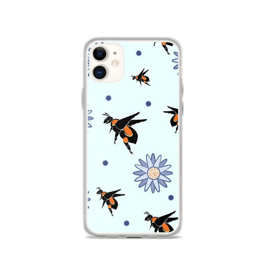 Fashion iPhone Case - Bumble Bee - iPhone 11, 11 Pro, 11 Pro Max, 12, 12 Mini, 12 Pro, 12 Pro Max, 7plus/8plus 7/8, SE, x/xs, XS Max, XR - WeezWomp