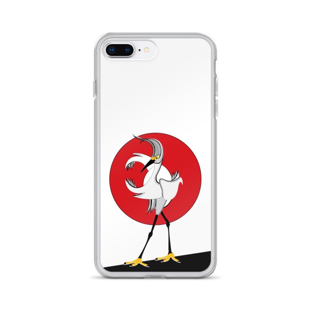 Fashion iPhone Case - Egret Bird - iPhone 11, 11 Pro, 11 Pro Max, 12, 12 Mini, 12 Pro, 12 Pro Max, 7plus/8plus 7/8, SE, x/xs, XS Max, XR - WeezWomp