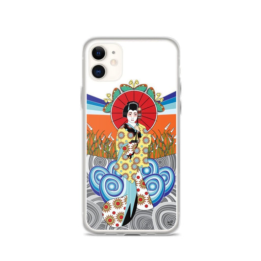 iPhone Fashion Case - Geisha Girl - iPhone 11, 11 Pro, 11 Pro Max, 12, 12 Mini, 12 Pro, 12 Pro Max, 7plus/8plus 7/8, SE, x/xs, XS Max, XR - WeezWomp