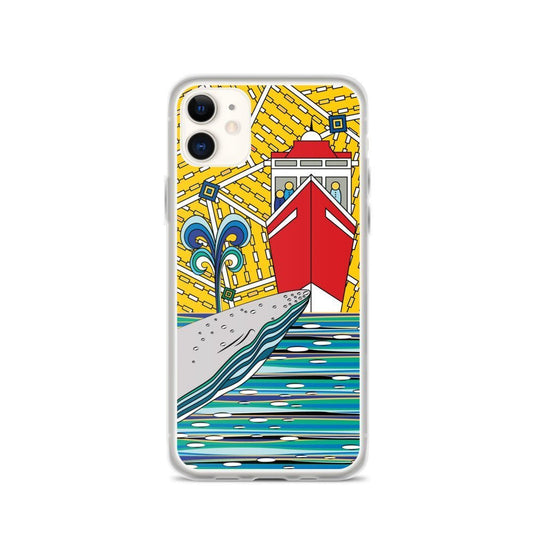 iPhone Protective Case Accessory - Watching Whales by WeezWomp - WeezWomp