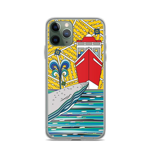 iPhone Protective Case Accessory - Watching Whales by WeezWomp - WeezWomp