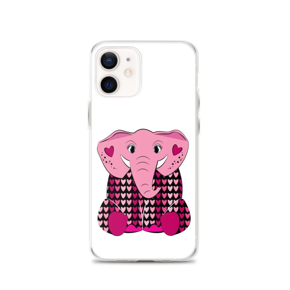 iPhone Protective Cell Phone Case Accessory - Pink Elephant by WeezWomp - WeezWomp