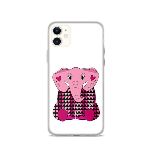 iPhone Protective Cell Phone Case Accessory - Pink Elephant by WeezWomp - WeezWomp