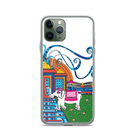 iPhone Protective Cell Phone Case Accessory - White Elephant by WeezWomp - WeezWomp