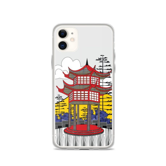 iPhone Protective Cell Phone Case - Pagoda by WeezWomp - WeezWomp