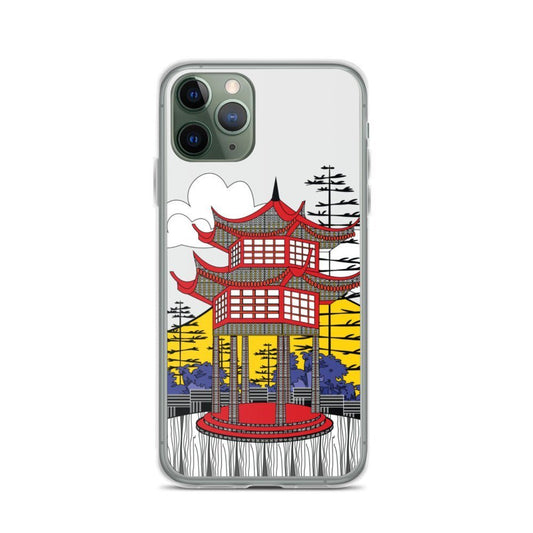 iPhone Protective Cell Phone Case - Pagoda by WeezWomp - WeezWomp