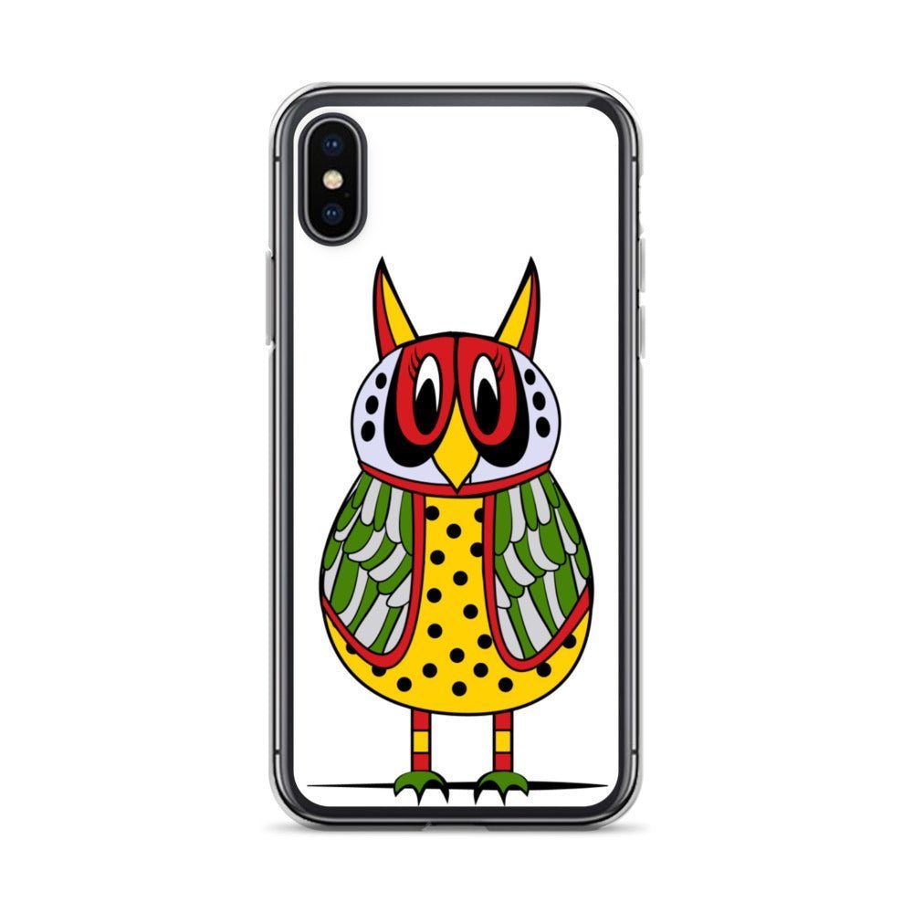 iPhone Protective Cell Phone Case - Retro Owl by WeezWomp - WeezWomp