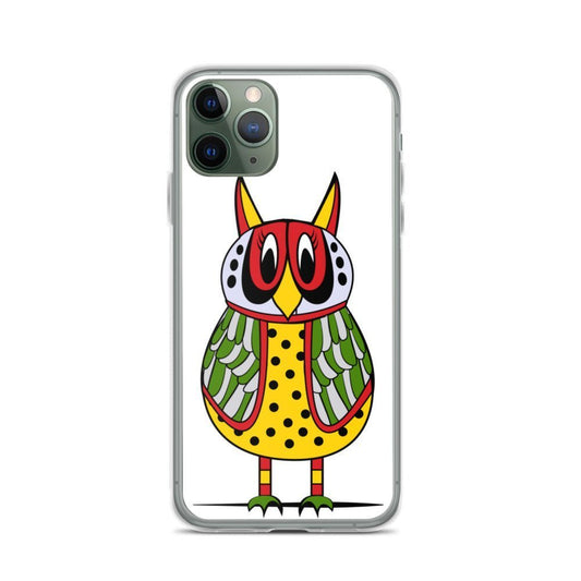 iPhone Protective Cell Phone Case - Retro Owl by WeezWomp - WeezWomp